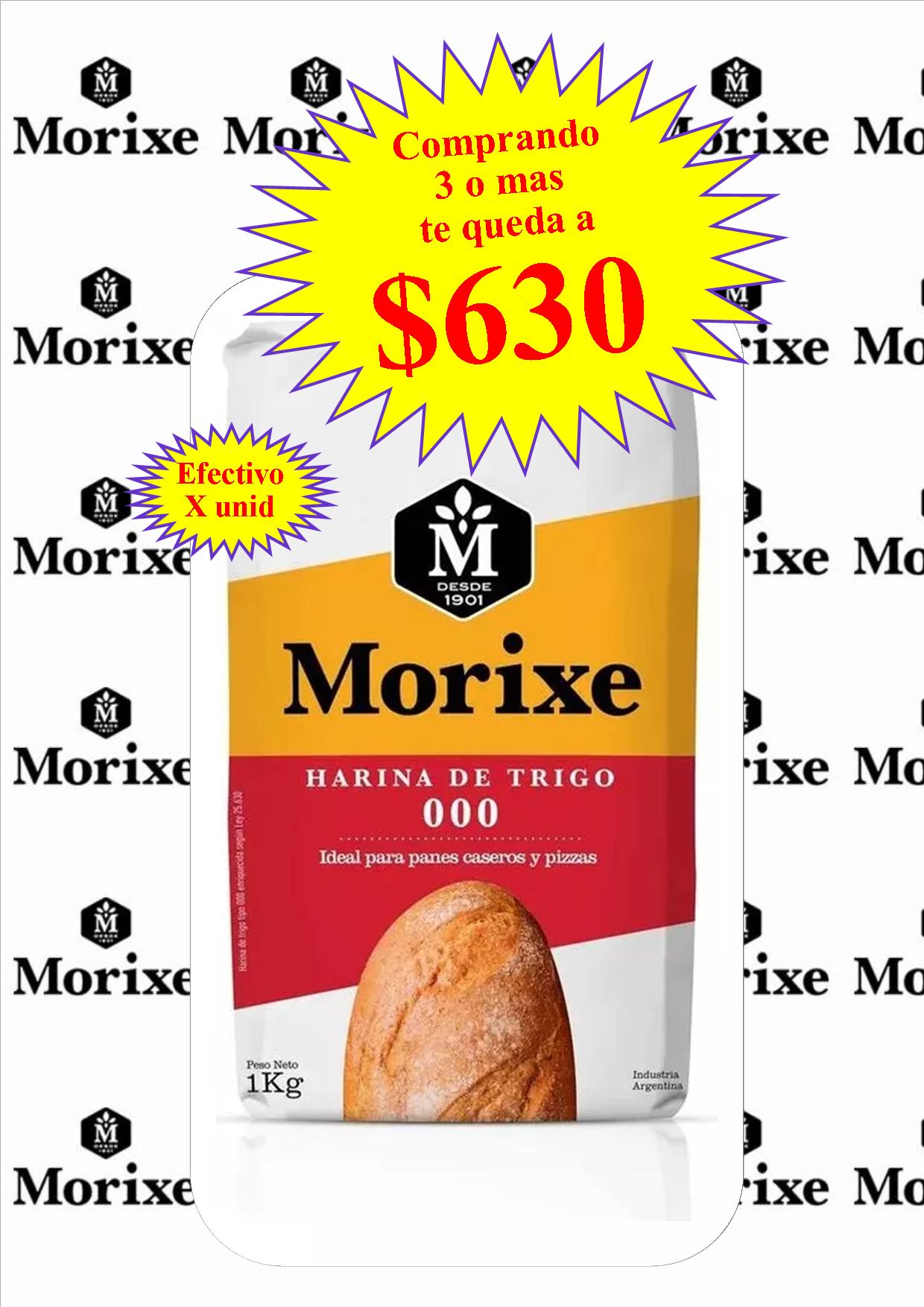 HARINA MORIXE  000 X 1KG OFERTA